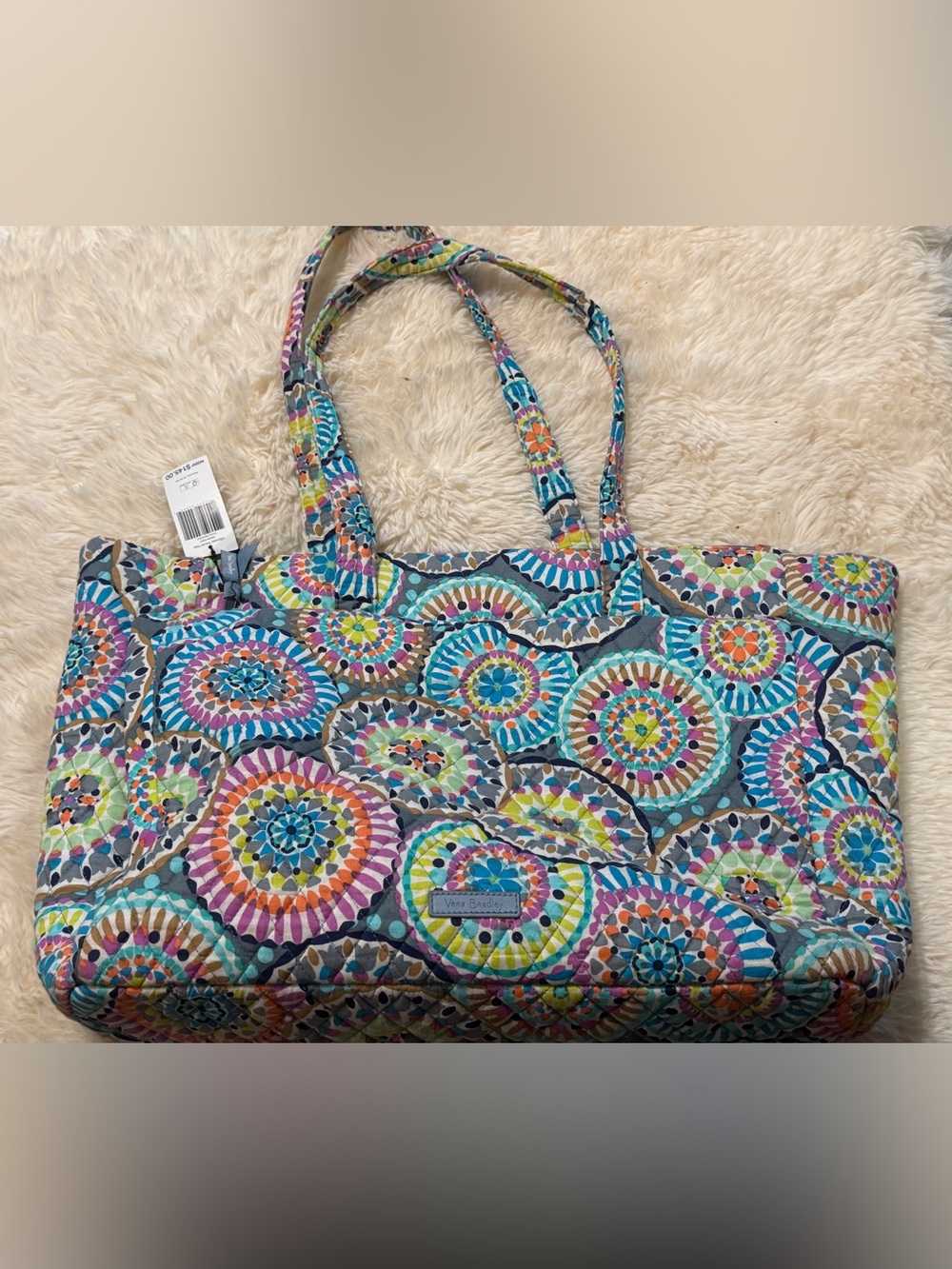 Vera Bradley Ultimate Travel Tote in Sunny Medallion Tote Bag
